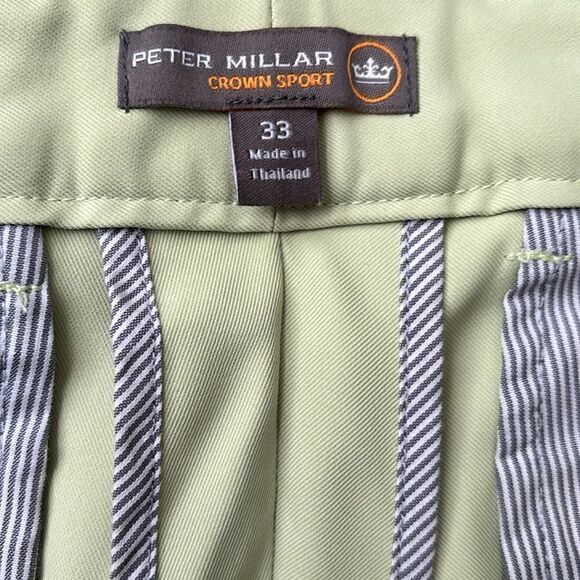 PETER MILLAR Performance Crown Sport Moisture Wicking Golf Shorts Size 33 NWOT - Picture 4 of 6